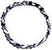 Sport Ropes Triple Titanium Necklace (Purple/Black/White, 18