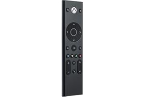 SENBOMA Media Remote Control Accessories for Xbox Series X|S, Xbox One, Original IC Chip for Better Navigation, Motion Activated Backlight, Compact Navigation Toggle (Coal Black)