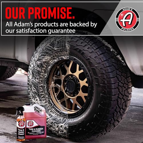 Adam's Polishes Tire & Rubber Cleaner (16 oz) Removes Discoloration