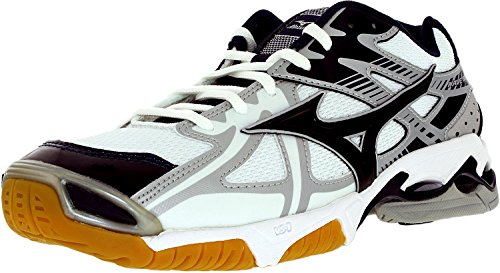 UPC 041969475638, Mizuno Women&#39;s Wave Bolt 4 WH-NY Volleyball Shoe, White/Navy, 10 D US