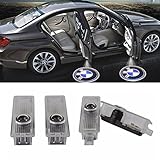 Car Door LED Light Logo HD Projector Welcome Ghost Shadow Low Consumption Shadow Lights for BMW Series (4 Pack)