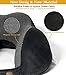 TUXWANG Travel Pillow Memory Foam Head and Neck Support Pillow Airplane Pillow for Plane Train Car Bus Office Home