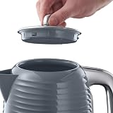 Russell Hobbs Inspire Electric 1.7L Cordless Kettle Grey 3KW Fast Boil view 4