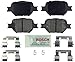 BOSCH BE817H Blue Ceramic Disc Brake Pad Set With Hardware - Compatible With Select Scion tC; Toyota Celica; FRONT