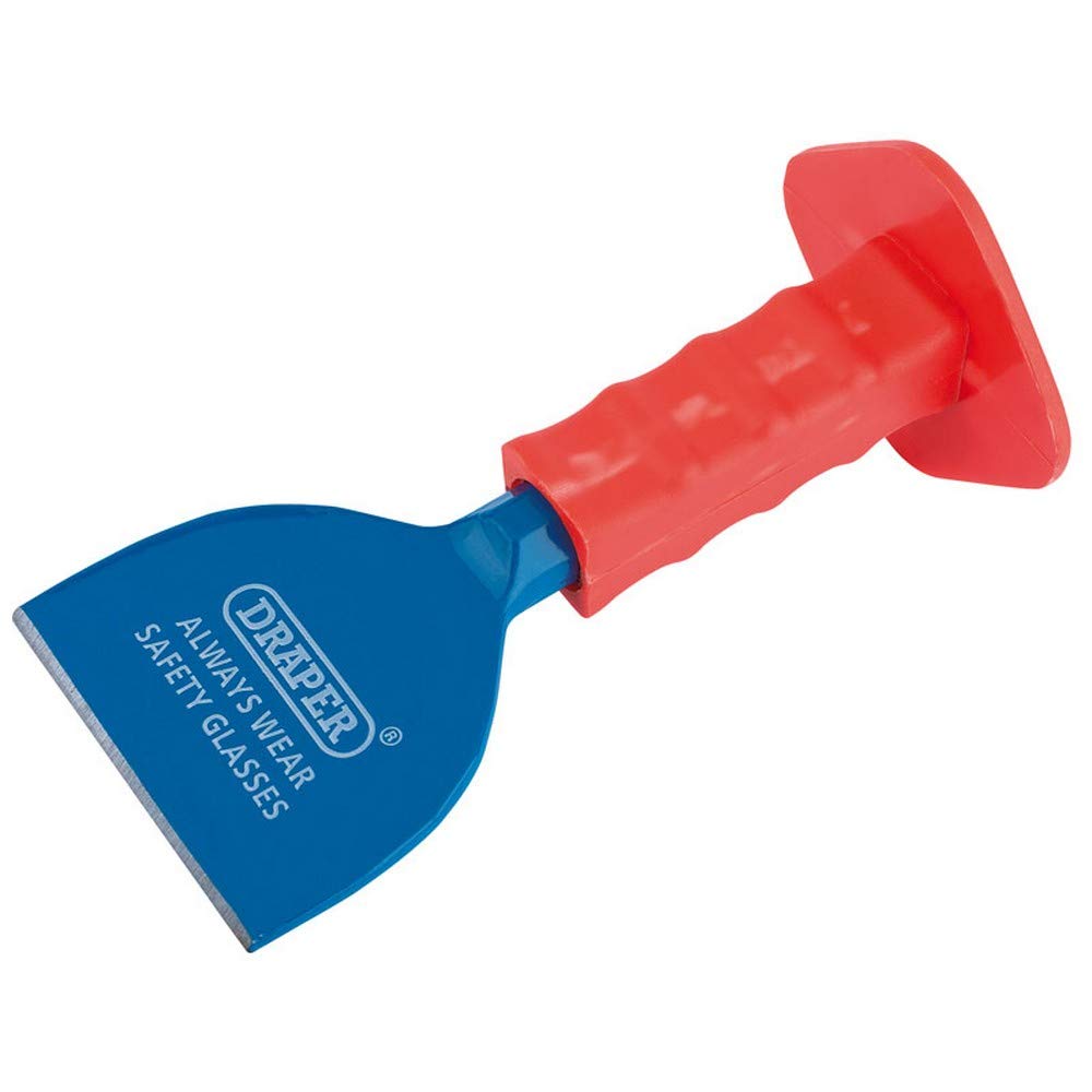 Draper 64680 Brick Bolster with Hand Guard, 100 mm