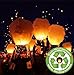 Eco White Sky Lanterns (Pack of 10)
