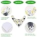 e-SMAK 10-Pack Ultra Soft Baby Bandana Drool Bibs for Drooling and Teething - 100% Natural Organic Cotton, Super Absorbent, Hypoallergenic - Unisex Multicolor Set, Surprising Gift, Enjoyable Quality