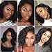 2019 Mironica Bob Brazilian Body Wave Wig for Black Women Glueless Free Part 13×4 Frontal 8 Inch 9A Blunt Cut Unprocessed Virgin Short Body Wave Lace Front Wig Human Hair Pre plucked with Baby Hair