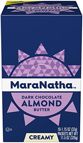 Maranatha No Stir Dark Chocolate Almond Butter Packets, 1.15 Ounce (10 Count)
