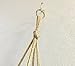 Macrame Plant Hanger Holder -4 Pack Handmade Indoor Outdoor Hanging Planter Basket Rope Holder with Ceiling Hook by Buyplus (Jute)