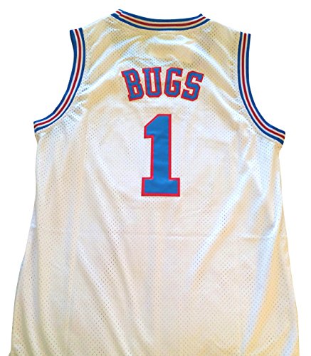 Bugs Bunny Space Jam Jersey - #1 Tune Squad - White (Medium)