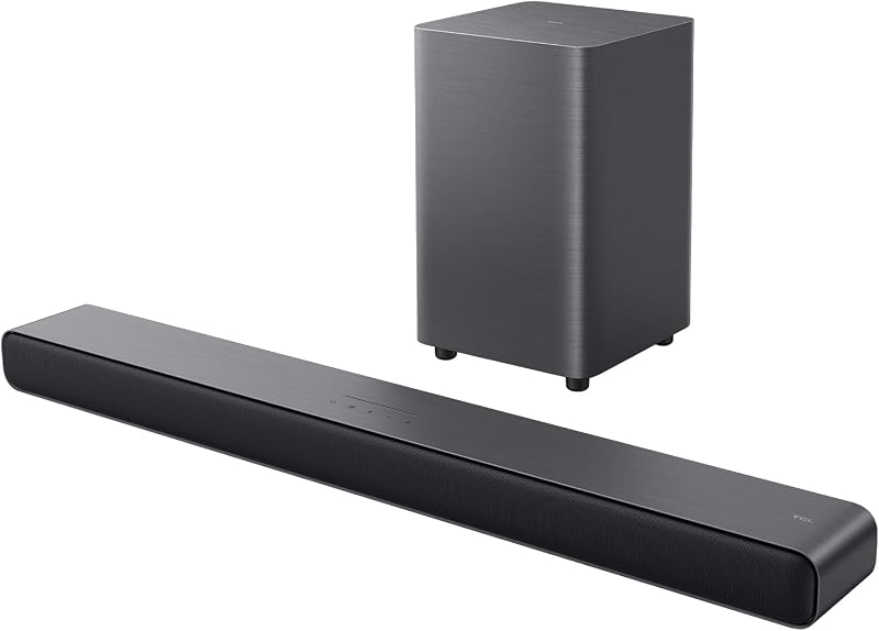 S55HE Soundbar 2.1 Kanal mit kabellosem Subwoofer, 220W Heimkino-Lautsprecher, Dolby Atmos, DTS Virtual:X, Sound Expansion, Bluetooth 5.3, HDMI eARC, USB, Optisch, Wandmontage möglich