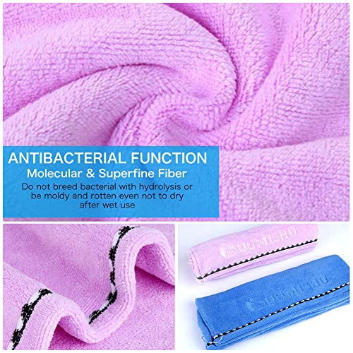 image for 2 Pack Bigger Plus Size Hair Towel Wrap Turban Microfiber Drying Bath 