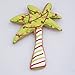 Ann Clark Palm Tree Cookie Cutter - 4.75 Inches - Tin Plated Steel