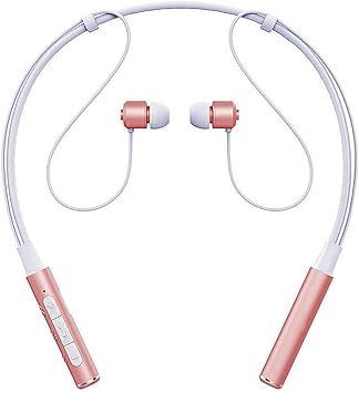 Amazon Co Jp ブルートゥース イヤホン ノイズキャンセリング Bluetooth ワイヤレス 両耳 マイク付き スポーツ ネックバンド おしゃれ 重低音 防水 通話 着信 振動 Iphone Android 対応 ピックゴールド 家電 カメラ