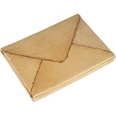 Wanderings Handmade Antiqued Envelope with Deckle Edge - 5.25 x 7.25" - Package of 25 Vintage Envelopes for Writers Invitations Wedding Stationary Love Letter - Cold Press Thick 150 GSM Recycled Paper