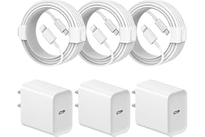 ROMITAZ iPhone 14 13 12 11 Charger Fast Charging iPhone Fast Charger 3-Pack 20W iPad Charger 6FT C Chargers Fast Charging Cord Whit iPhone 14/14 Pro Max/13 Pro/13/12 Mini/12 Pro Max/11 Pro Max/Xs and iPad