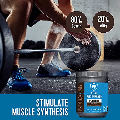 Vital Proteins Performance Powder, Collagen Peptides & Protein Isolate Powder, NSF Certified for Sport, Chocolate, 1.72lb