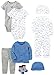 Simple Joys by Carter's Baby Boys' 8-Piece Gift Set, Blue Cars, 0-3 Months