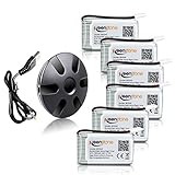 Keenstone 3.7V 720mAh 20C battery with 6-Port Quick Charger for Syma X5, X5C, X5SC, X5SW and Cheerson CX-30W Quadcopters (Pack of 6)