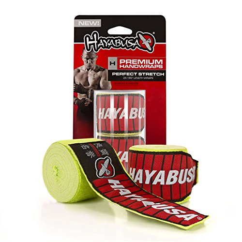 Hayabusa Perfect Stretch v3 Mexican Style 180" Boxing Hand Wraps (Green)