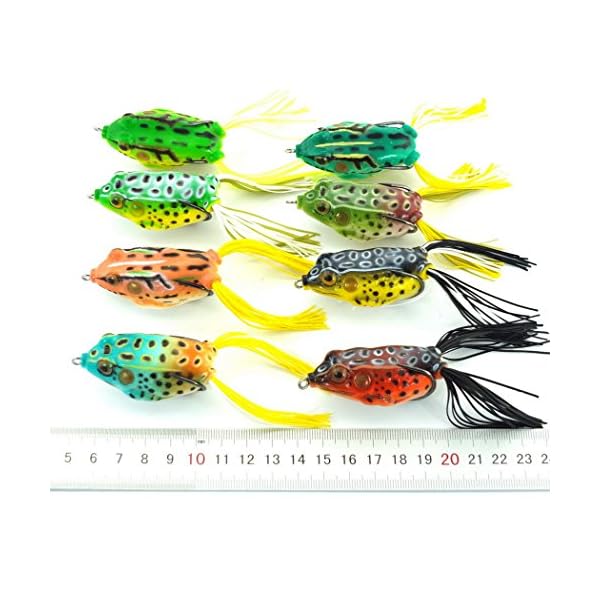 Aorace-8pcs-Lifelike-Topwater-Frog-Fishing-Lure-Crankbait-Hooks-Bass-Soft-Lure-Bait-Tackle-24-6cm047oz-134g Aorace-8pcs-Lifelike-Topwater-Frog-Fishing-Lure-Crankbait-Hooks-Bass-Soft-Lure-Bait-Tackle-24-6cm047oz-134g