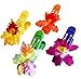 (Set of 4) Beach Towel Tropical Maui Hawaiian Orchid Clips Jumbo Size (5 inches) for Beach Chair or Pool Loungers on Your Cruise. (Mixed Orchid)