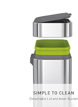 simplehuman CW1645 4L Compost Caddy Indoor Kitchen Countertop Bin view 5