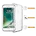 MOSNOVO White Peace Mandala Floral Lace Pattern Designed for iPhone 7 Case - Clear