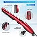 Beard Straightener Brush Comb for Men, Ergonomic Beard Brush Straightening Electric, Beard Heated Brush Hot Comb, Beard Hair Iron Straightener Comb Styling Brush