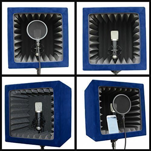 SnapRecorder - Gold Edition in Blue - Portable Recording Booth
