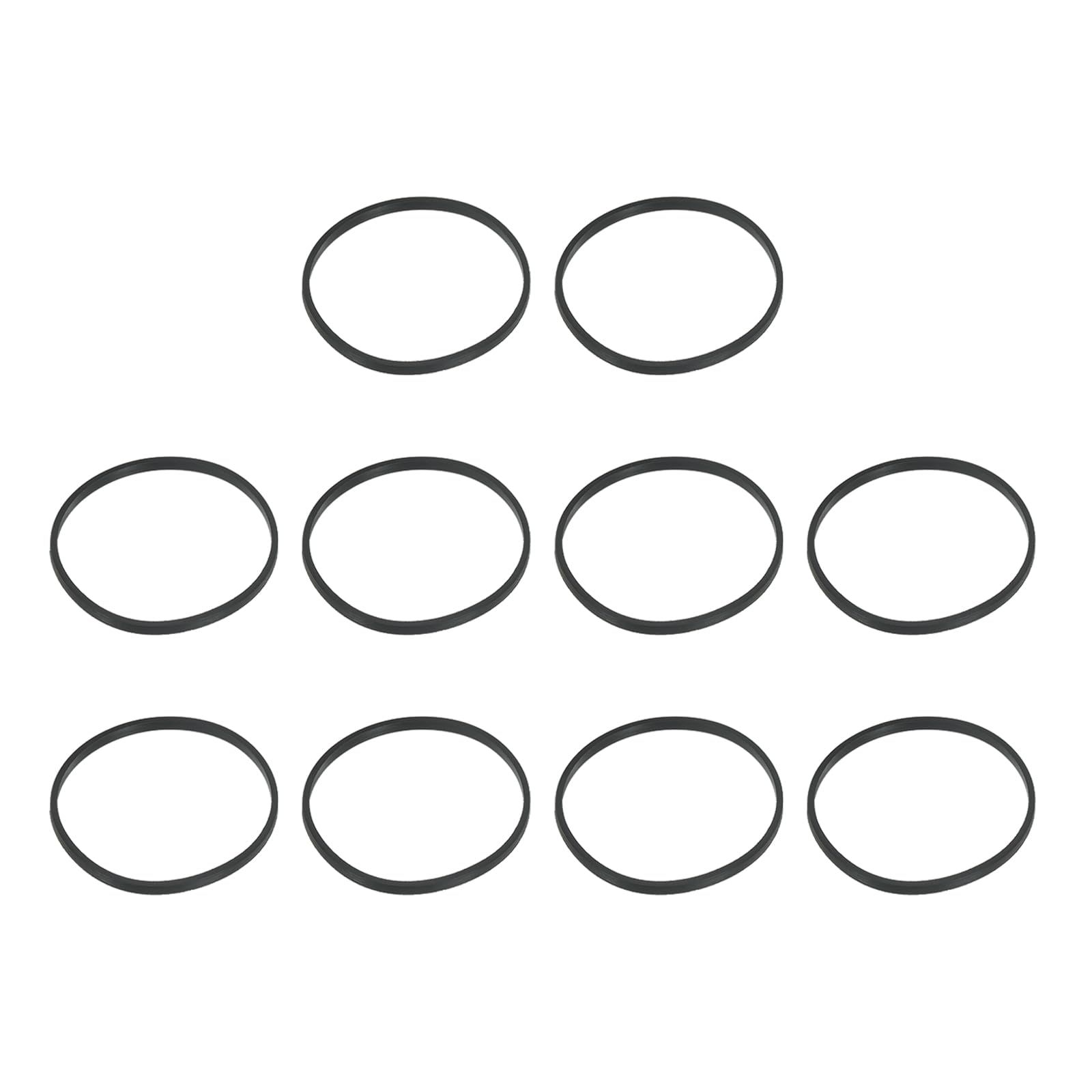PATIKIL Carburetor Float Bowl Gasket, 10pcs 796610 Carburetor Float Bowl Gasket for 799871 799866 790845 796707 794304 Engines Lawn Mower Parts Kit, Black