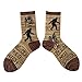 Womens Crew Dress Socks Cotton Color Casual All Seasons Cute Funny 1Pack (do not feed bigfoot,PLEASE DO NOT FEED THE SASQUATCH 1 Pair)