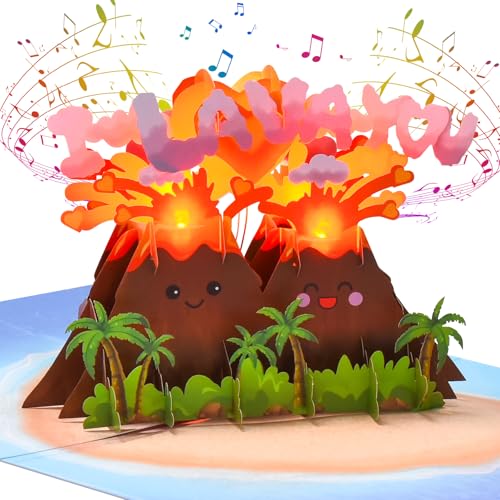 I Lava You Musical Pop Up Card