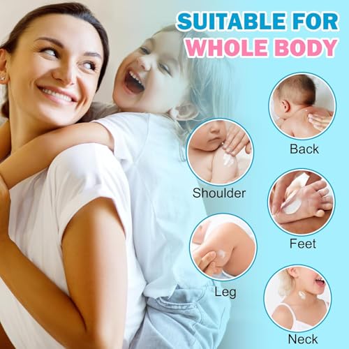 Magnesium Lotion For Kids & Babies, Bedtime Cream For Sleep, Leg Cramps, Lavender Calming Magnesium Oil Lotion For Bone & Muscle Relaxation, Apply to Feet