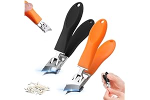 PETUPS Wide Opening Anti-Splash Slanted Nail Clipper, 2026 Slanted Nail Clippers, Curved Toenail Clippers for Thick Toenails, Ingrown Nail Clippers Wide Slanted Clippers for Women Men (Mix)