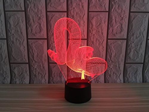 3D Illusion Snake LED Night Light Children Bedroom USB powered 7 Colors Colorful For Awesome Christmas Gift