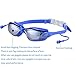 Swimming Goggles - Anti Fog UV Protection Adult Swim Glasses For Men & Women with Free Earplugs