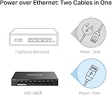 MERCUSYS MS108GP 8-Port Gigabit PoE Switch 7-Port PoE+ 250m Extender 65W Metal view 7