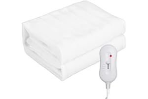 WELLHUT Massage Table Warmer, Heated Mattress Pad w/ 3 Heat Settings, Overheat Protection, Machine Washable Electric Bed Warmer, Heating Pads for Home Spa Salon