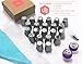 Russian Piping Tips | Premium 36 Piece Set | Professional Cake and Cupcake Decorating Nozzles | Fancy Designs and Easy Clean up