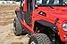 DV8 Jeep Wrangler Fender Flares Slim Style Front and Rear Aftermarket Offroad Fenders Perfect for 4x4 Fits 07-17 JK Model Includes Hardware for Easy Installation FENDB-06