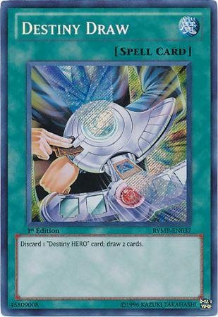 Yu-Gi-Oh! - Destiny Draw (RYMP-EN037) - Ra Yellow Mega-Pack - 1st Edition - Secret Rare