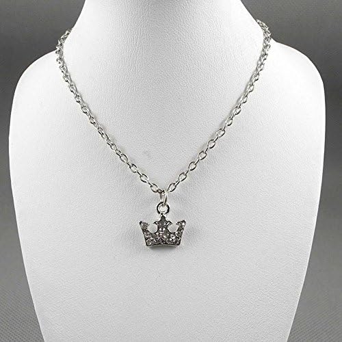5 Pieces Necklace Pendent Jewelry Fashion Decoration Costume Retro Jewellery Collier Long Chain 40399 Crown Rhinestone