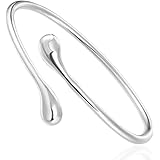 Vitaltyextracts Silver Plated Bracelet Shining Bangle Bracelets (Silver)