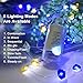 BrizLabs Ocean Theme String Lights with Remote, 40 LED 9.84ft Sea Glass Beach Decorative Lights, Battery Led String Lights Waterproof with Timer for Party Water Room Birthday Wedding Ornaments