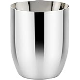 Ahimsa Stainless Steel Kids Cup, Pediatrician Designed, Premium Polished Toddler Cups for Open Cup Training, 8oz, 100% BPA Free & Dishwasher Safe, Single Classic Silver