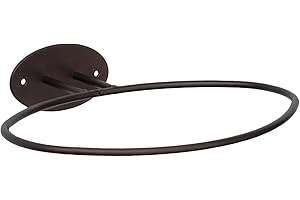 Iyulania Wall Mounted Football Display Stands, Metal Ball Storage Rack for Sports Decor, Garage or Man Cave, Bronze