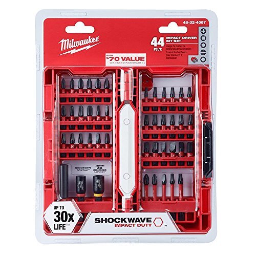 Milwaukee shockwave impact duty driver bit set (44-piec…