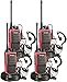 Arcshell Rechargeable Long Range Two-Way Radios with Earpiece 4 Pack Walkie Talkies UHF 400-470Mhz Li-ion Battery and Charger Included primary
